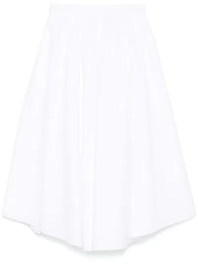 DOROTHEE SCHUMACHER POPLIN MIDI SKIRT