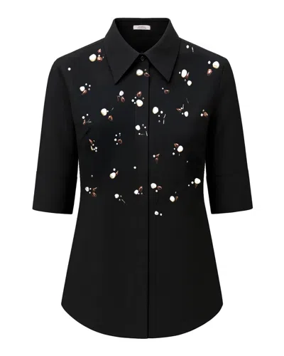 Dorothee Schumacher Poplin Power Blouse Pure Black