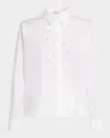 DOROTHEE SCHUMACHER POPLIN POWER BUTTON-DOWN BLOUSE