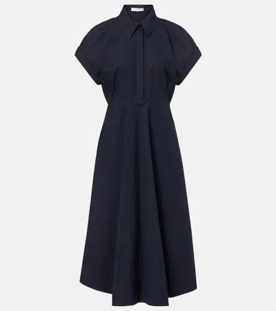 DOROTHEE SCHUMACHER POPLIN POWER COTTON-BLEND SHIRT DRESS