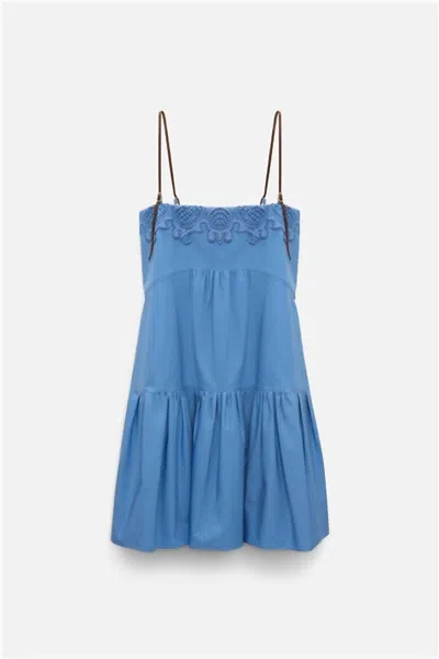 Dorothee Schumacher Poplin Power Dress In Blue