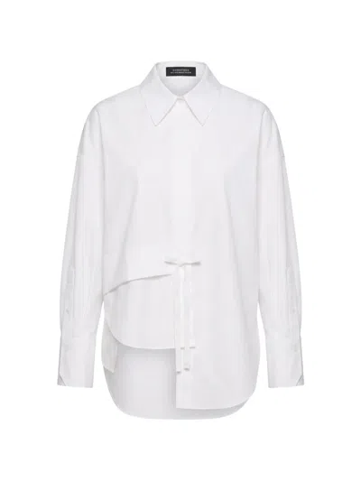 Dorothee Schumacher Poplin Power Long-sleeve Shirt In White