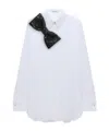Dorothee Schumacher Poplin Shirt With Xl Sequin Bow In White