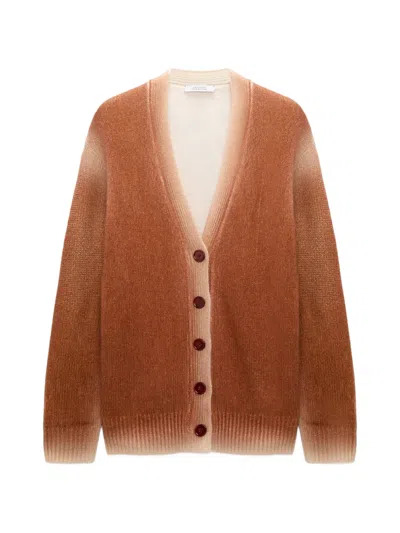 Dorothee Schumacher Poppy-print Cardigan In Multi
