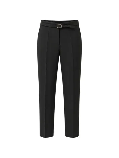 Dorothee Schumacher Pressed-crease Trousers In Black