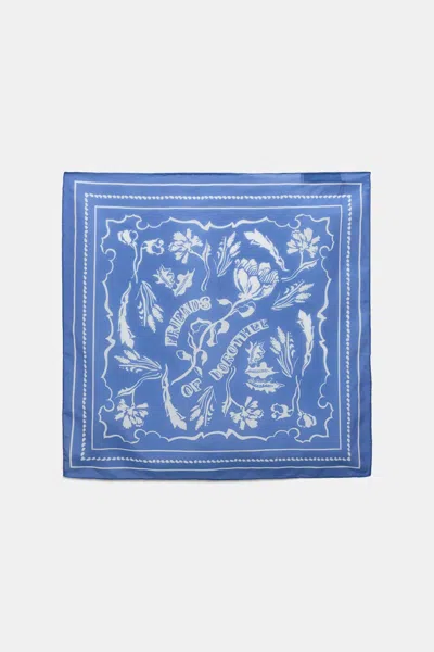 Dorothee Schumacher Printed Bandana In Blue