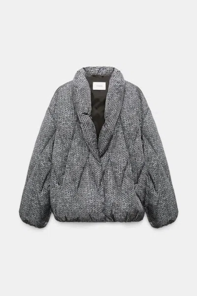 Dorothee Schumacher Printed Down Jacket In Grey