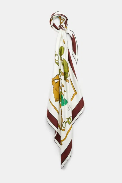 Dorothee Schumacher Printed Silk Twill Scarf In Multi Colour