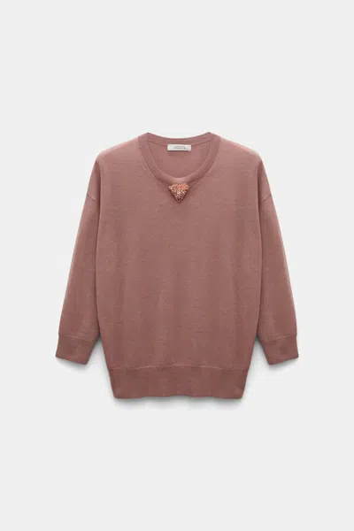 Dorothee Schumacher Pullover With Embellished Organza Detail