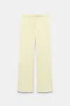 Dorothee Schumacher Punto Milano Cropped Flares In Yellow