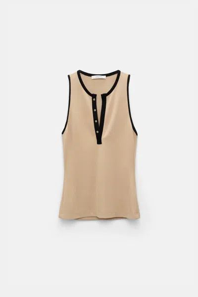 Dorothee Schumacher Punto Milano Tank Top With Contrast Trim