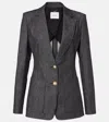Dorothee Schumacher Tailored Denim Blazer In Blue