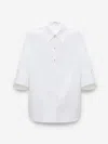 Dorothee Schumacher Half-sleeve Blouse In Cotton Poplin