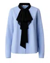 Dorothee Schumacher Pure Power Blouse Ice Sky In Blue