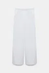 Dorothee Schumacher Relaxed Cotton Poplin Pants In White