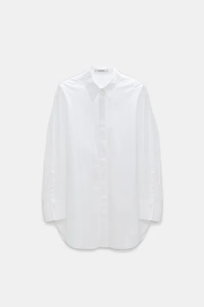 Dorothee Schumacher Poplin Power Blouse In Multi Colour