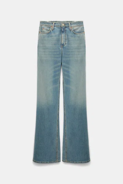 Dorothee Schumacher Relaxed Wide Leg Jeans In Blue