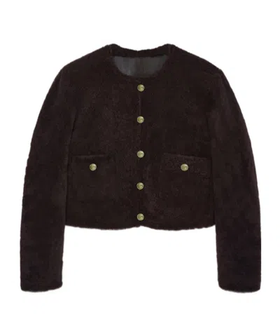 DOROTHEE SCHUMACHER DOROTHEE SCHUMACHER REVERSIBLE SHEEPSKIN JACKET