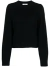 Dorothee Schumacher Ribbed-knit Sweatshirt In Black