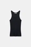 Dorothee Schumacher Ribbed Tank Top In Black