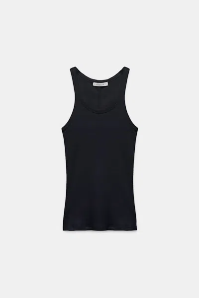 Dorothee Schumacher Ribbed Tank Top In Black