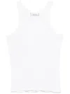 Dorothee Schumacher Ribbed Cotton Tank Top In White
