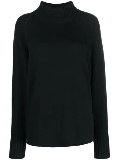 Dorothee Schumacher Roll-neck Wool-cashmere Jumper In Black