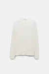 Dorothee Schumacher Crew-neck Cashmere Sweater In White