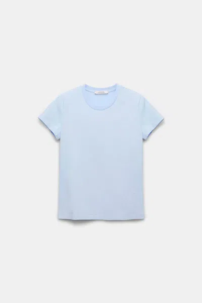 Dorothee Schumacher Round Neck T-shirt In Blue