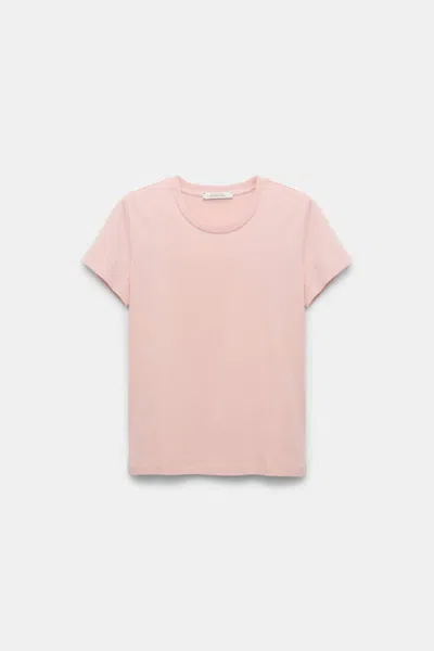 Dorothee Schumacher Round Neck T-shirt In Light Pink