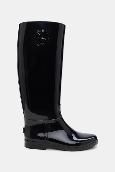Dorothee Schumacher Rubber Riding Boots In Black