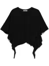 Dorothee Schumacher Ruffle-detail Top In Black