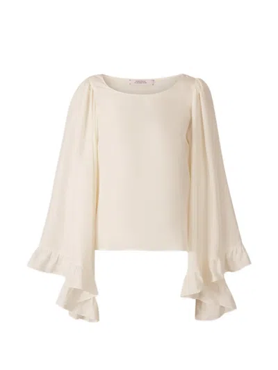 Dorothee Schumacher Ruffled Blouse In Neutral