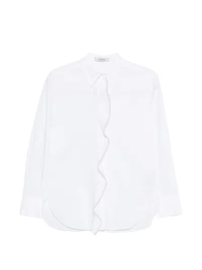 Dorothee Schumacher Pure Power Shirt Blouse In White In Multi