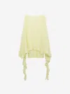Dorothee Schumacher Ruffled Strappy Top In Light Yellow