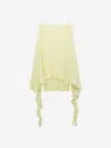 Dorothee Schumacher Ruffled Strappy Top In Light Yellow