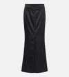 Dorothee Schumacher Satin Maxi Skirt In Black