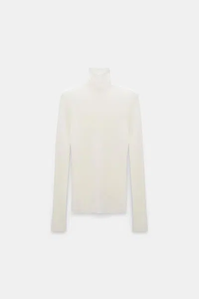 Dorothee Schumacher Seamless Turtleneck Pullover In White