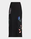 Dorothee Schumacher Seductive Bloom Floral-print Silk Twill Midi Skirt
