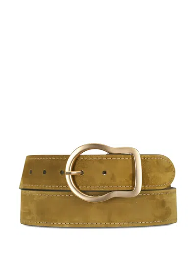 Dorothee Schumacher Sensation Dafne Buckle Belt In Purple