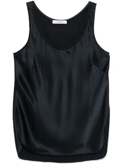 Dorothee Schumacher Sense Of Shine Tank Top In Blue