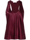 Dorothee Schumacher Sense Of Shine Tank Top In Purple