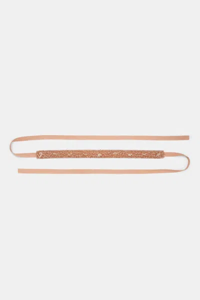 Dorothee Schumacher Sequin Embellished Ribbon Tie Belt