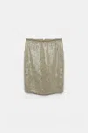 Dorothee Schumacher Minirock Mit Pailletten In Green