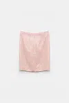 Dorothee Schumacher Sequin Pencil Skirt In Light Pink