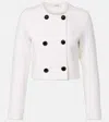 Dorothee Schumacher Sharp Ambition Wool-blend Jacket In White