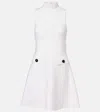 Dorothee Schumacher Sharp Ambition Wool-blend Minidress In White