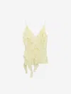 Dorothee Schumacher Sheer Twist Top In Light Yellow