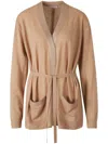 Dorothee Schumacher Shimmering Merino Cardigan In Neutrals