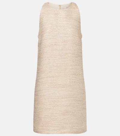 Dorothee Schumacher Shiny Coolness Lame Tweed Shift Dress